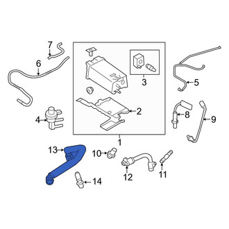 Lincoln OE - PCV Valve Hose