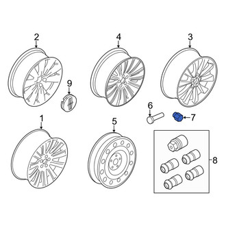 Lincoln OE - Wheel Lug Nut