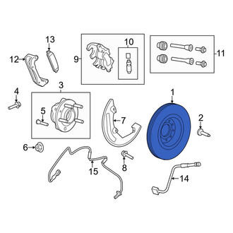 Lincoln OE - Front Disc Brake Rotor