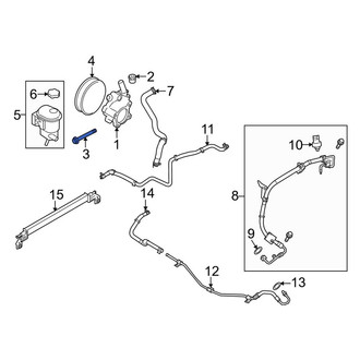 Lincoln OE - Power Steering Pump Mounting Bolt