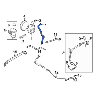 Lincoln OE - Power Steering Reservoir Hose