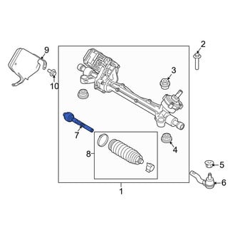 Lincoln OE - Inner Steering Tie Rod End