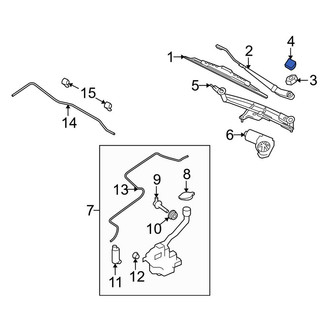 Lincoln OE - Wiper Arm Cap