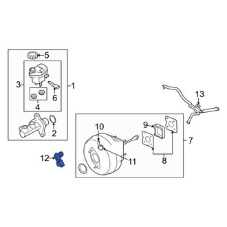 Lincoln OE - Power Brake Booster Vacuum Sensor