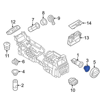 Lincoln OE - 12 Volt Accessory Power Outlet Housing