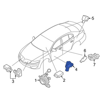Lincoln OE - Center Air Bag Impact Sensor
