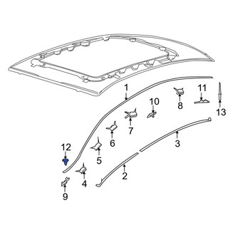 Lincoln OE - Quarter Panel Splash Shield Rivet