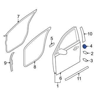 Lincoln OE - Door Latch Seal