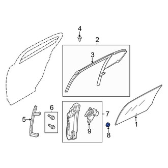 Lincoln OE - Fuel Tank Shield Nut