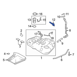 Lincoln OE - Fuel Filler Neck Adapter