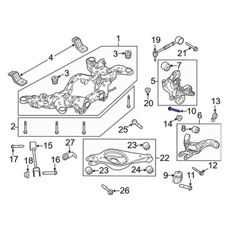 Lincoln OE - Lateral Arm Bolt