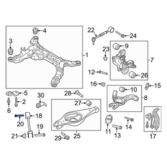 Lincoln OE - Suspension Track Bar Bolt