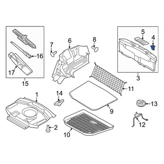 Lincoln OE - Trunk Trim Scuff Plate Clip