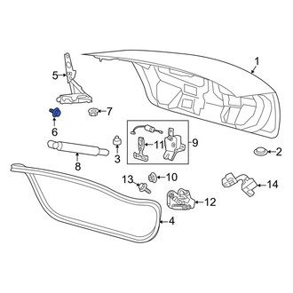 Lincoln OE - Floor Pan Heat Shield Bolt
