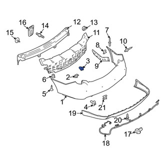 Lincoln OE - Bumper Cover Rivet