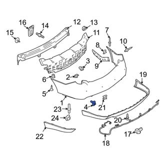 Lincoln OE - Bumper Cover Rivet