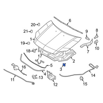 Lincoln OE - Fender Liner Retainer
