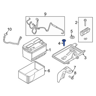 Lincoln OE - ABS Wheel Speed Sensor Bolt
