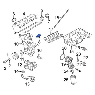 Lincoln OE - Engine Oil Filler Tube