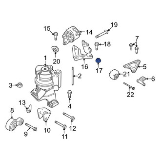 Lincoln OE - Upper Suspension Strut Nut