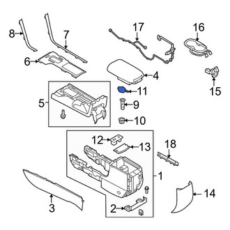 Lincoln OE - Rear Right 12 Volt Accessory Power Outlet Cover