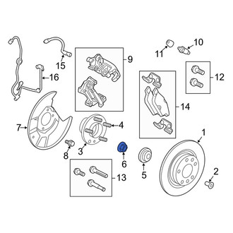 Lincoln OE - Front Axle Nut