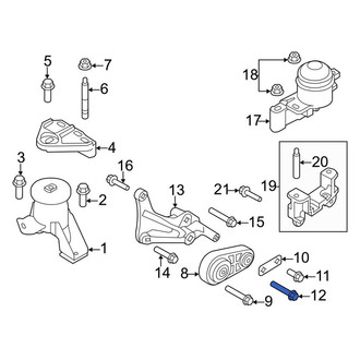 Lincoln OE - Radiator Support Tie Bar Bolt