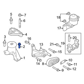 Lincoln OE - Automatic Transmission Mount Bolt