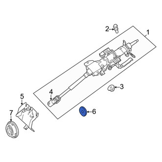 Lincoln OE - Steering Column Nut