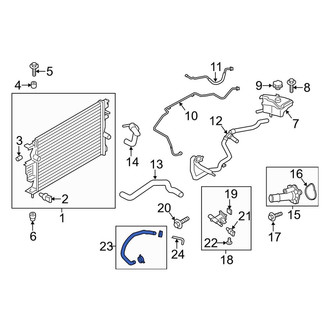 Lincoln OE - Engine Coolant Bypass Hose