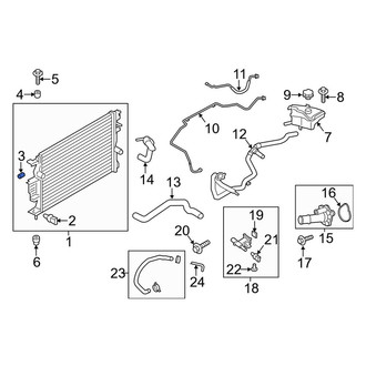Lincoln OE - Headlight Mounting Nut