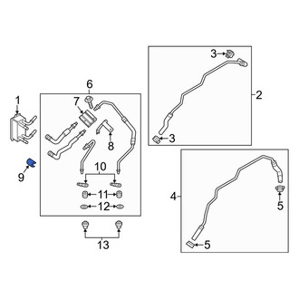 Lincoln OE - Transmission Oil Cooler Line Clip