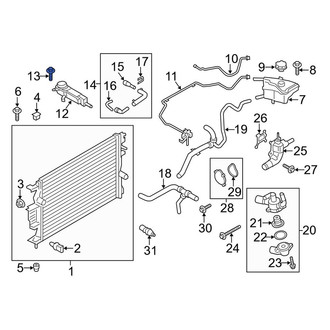 Lincoln OE - Door Interior Trim Panel Bolt