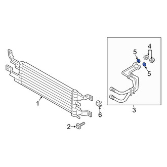 Lincoln OE - Automatic Transmission Oil Cooler Hose O-Ring