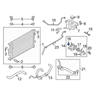 Lincoln OE - Engine Coolant Thermostat Housing Seal