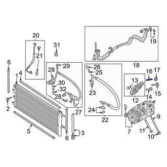 Lincoln OE - A/C Compressor Stud