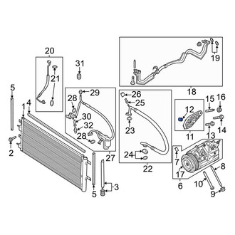 Lincoln OE - A/C Compressor Bolt Sleeve
