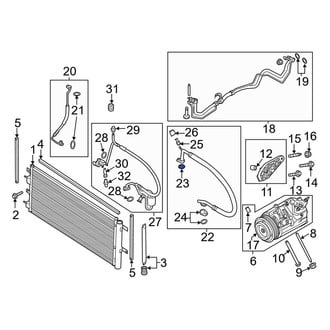 Lincoln OE - A/C Refrigerant Line Seal Kit