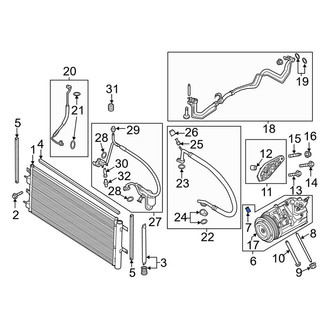 Lincoln OE - A/C Compressor Bolt Sleeve