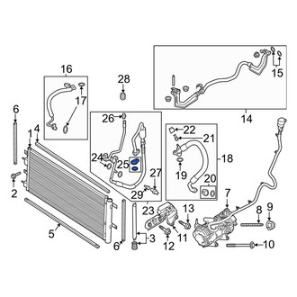 Lincoln OE - A/C Expansion Valve Seal Kit
