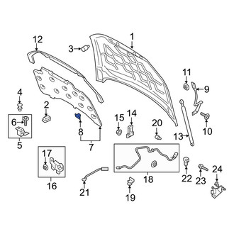 Lincoln OE - Hood Insulation Pad Clip