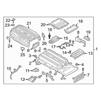 Lincoln OE - Lower Instrument Panel Air Bag Bolt