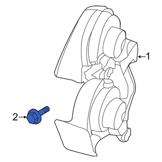 Lincoln OE - Brake Dust Shield Screw