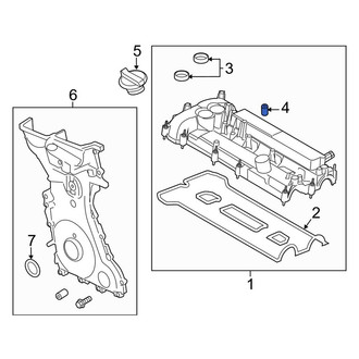 Lincoln OE - Engine Valve Cover Grommet