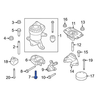 Lincoln OE - Engine Torque Strut Bolt
