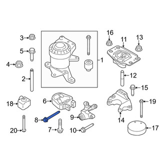 Lincoln OE - Engine Torque Strut Bolt