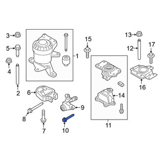 Lincoln OE - Engine Mount Support Bracket Bolt