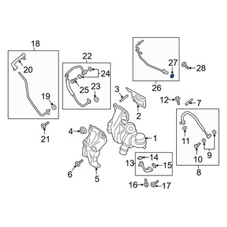 Lincoln OE - Turbocharger Oil Line Gasket