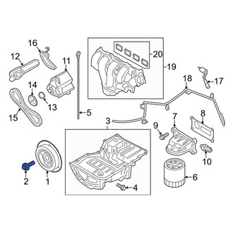 Lincoln OE - Engine Crankshaft Pulley Bolt
