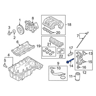 Lincoln OE - Engine Oil Filter Adapter Bolt